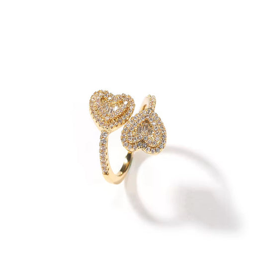 Adjustable Heart Ring