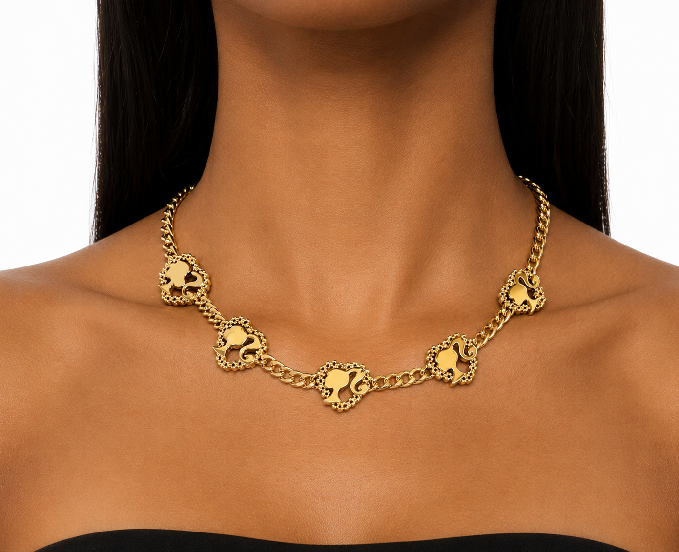 Barbie Cuban Necklace