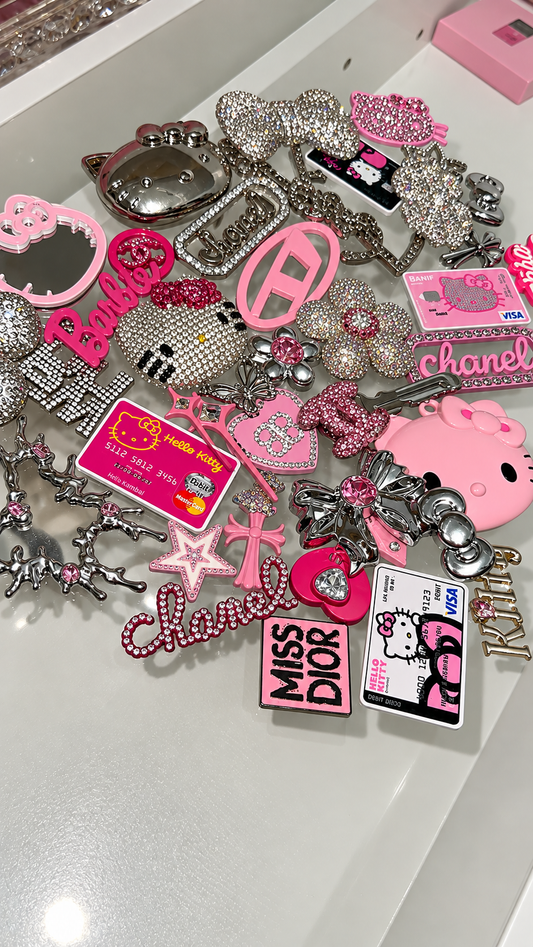 PINK JUNK CHARMS