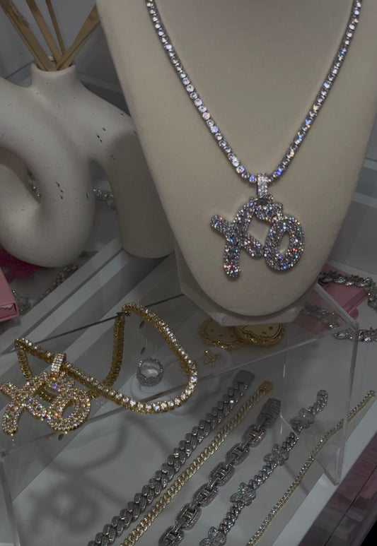 XO Iced Tennis necklace
