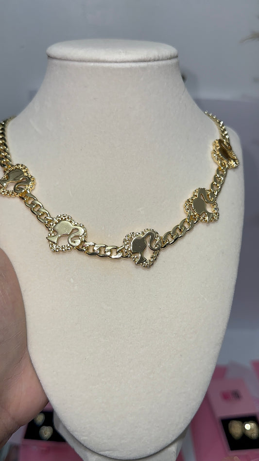 Barbie Cuban Necklace