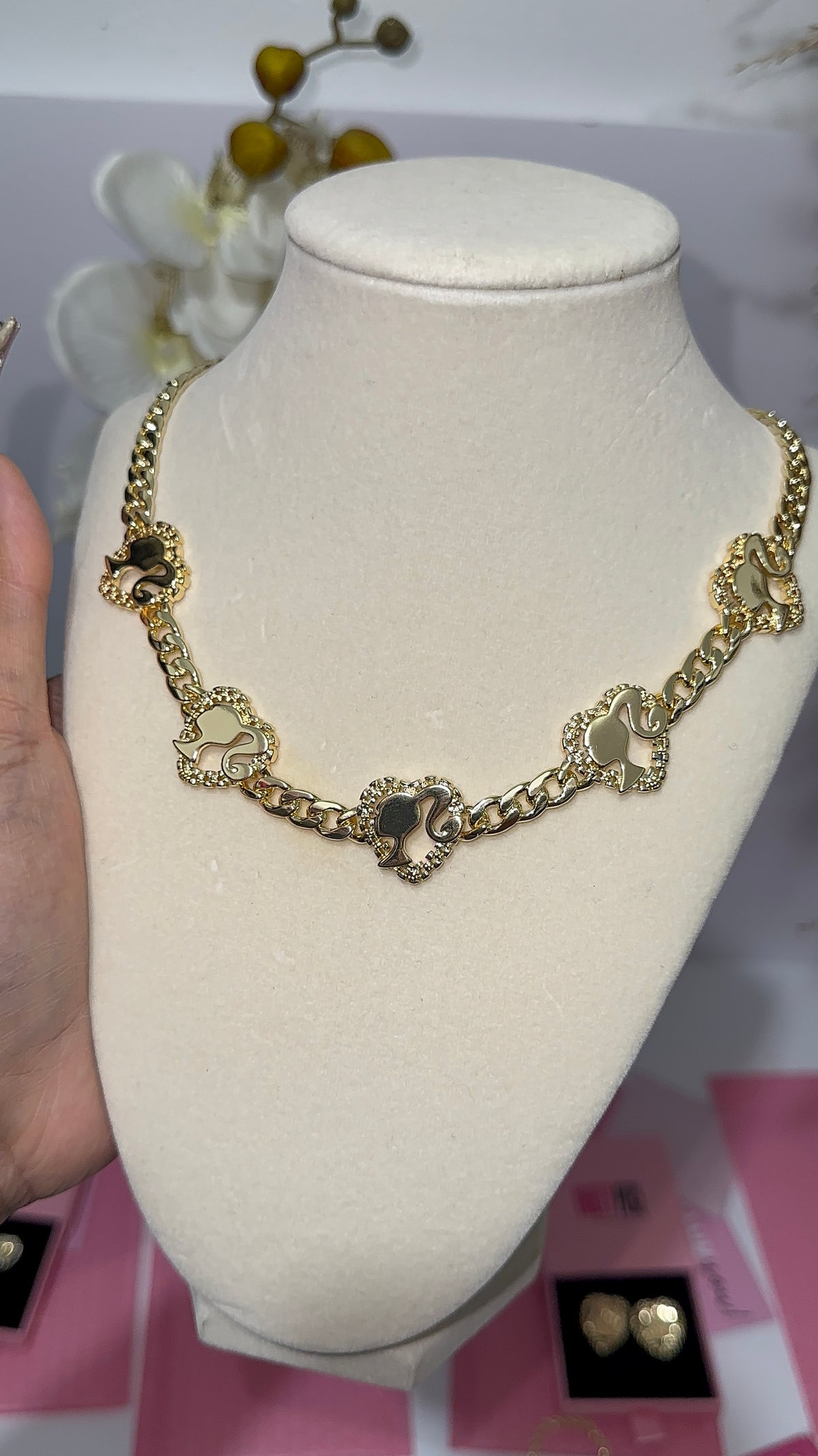 Barbie Cuban Necklace