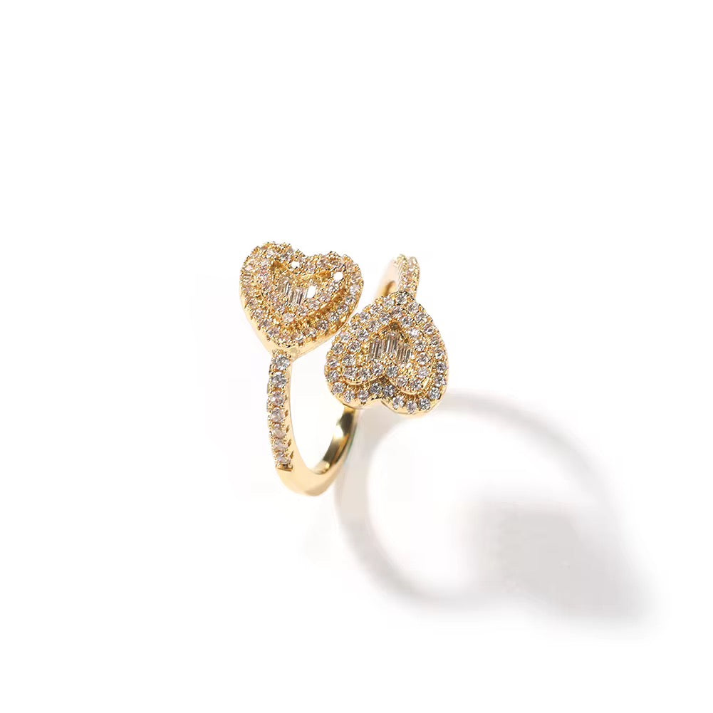 Adjustable Heart Ring