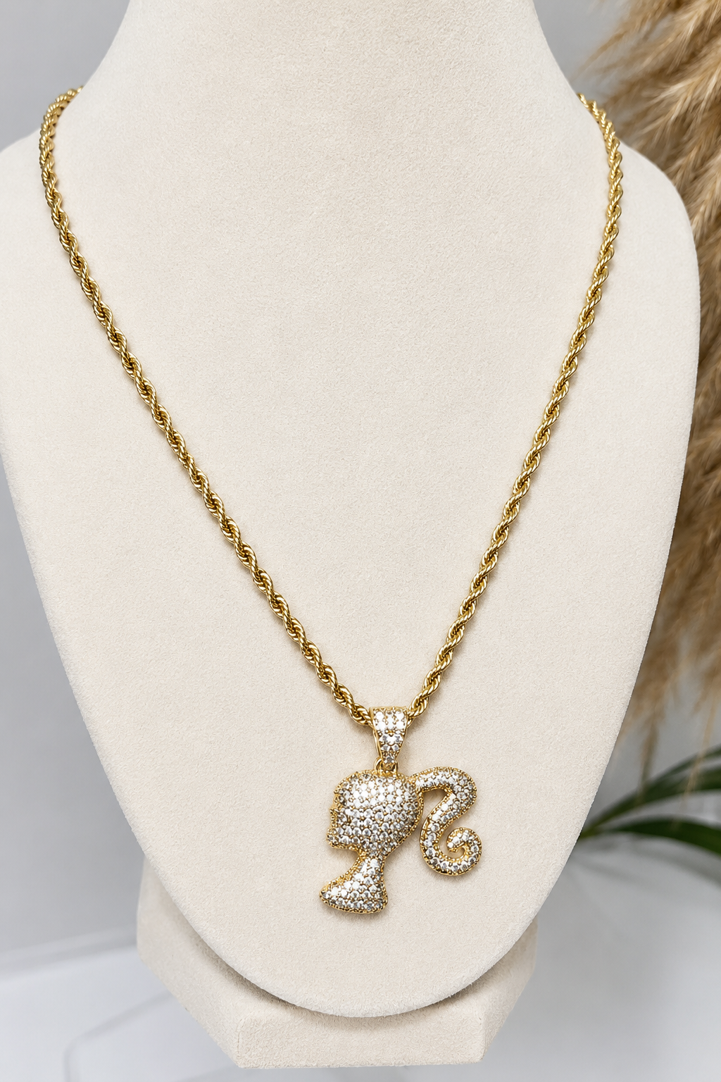 Bling Barbie necklace