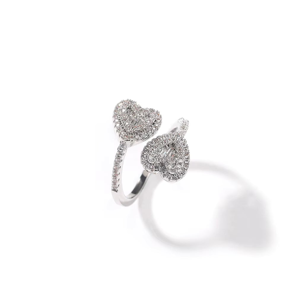 Adjustable Heart Ring